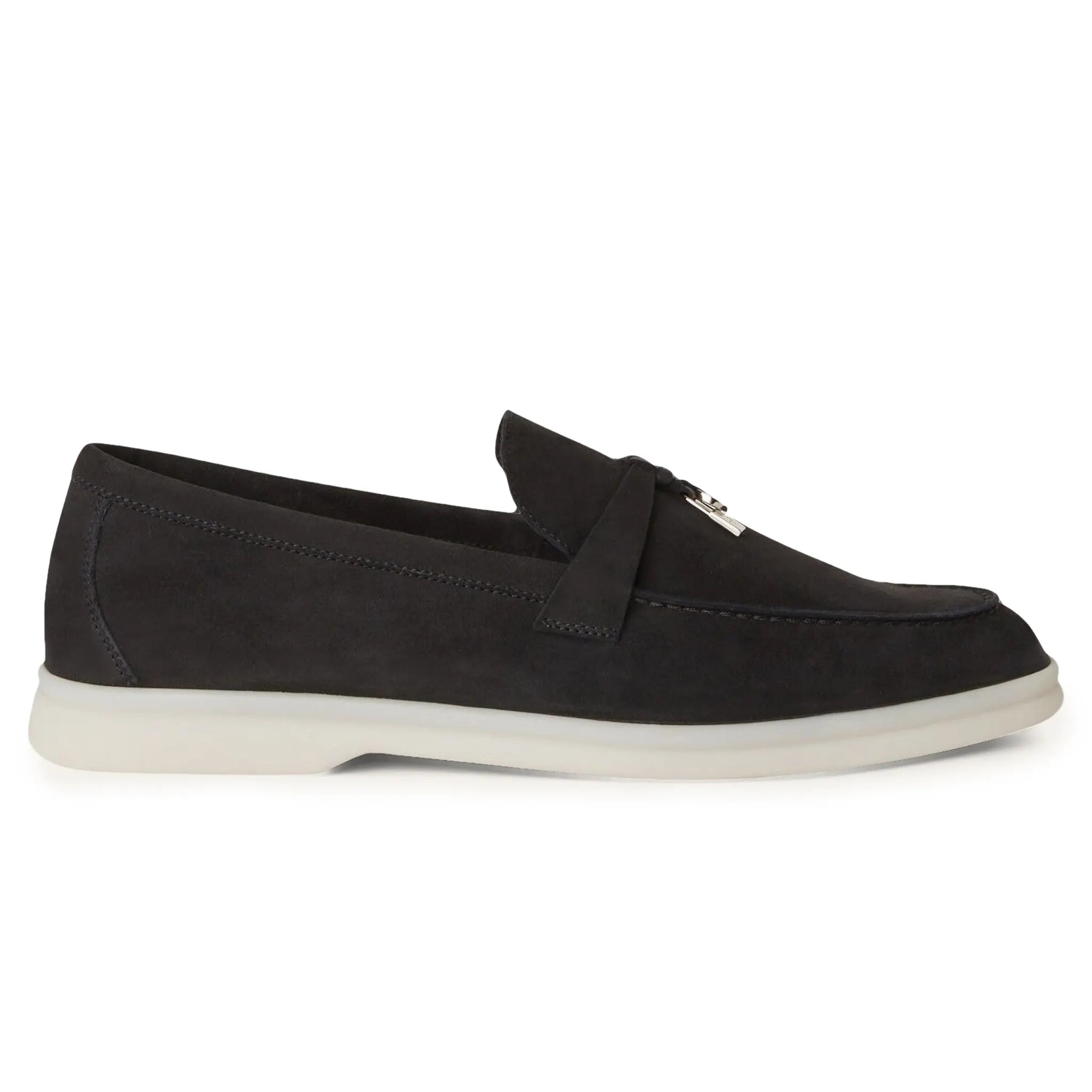Loro Piana Summer Charms Walk Suede Caviar Loafers for Women - Comfortable Slip-On Shoes for Casual Outings & Office Wear