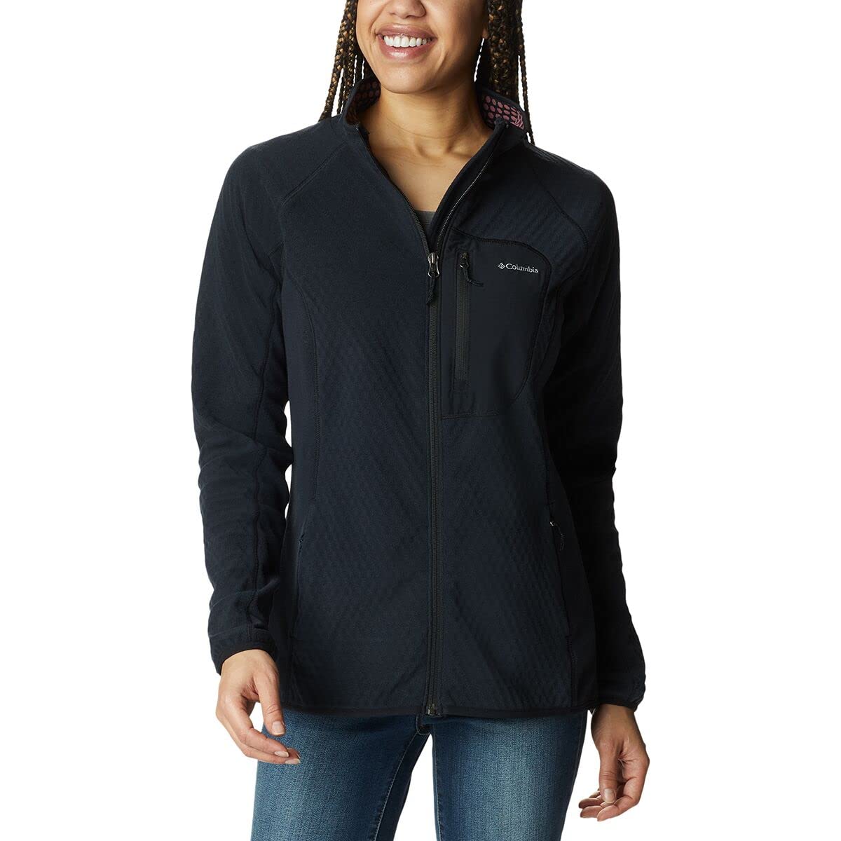 Columbia Men's Outdoor Tracks™ Full-Zip Fleece Jacket - Lightweight & Water-Resistant for Hiking, Camping & Outdoor Adventures