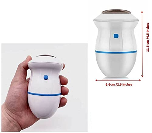 Electric Callus Remover for Feet - USB Powered Dead Skin Remover & Foot File for Hard Cracked Dry Skin - Perfect for Pedicure, At-Home Foot Care & Soft Smooth Heels