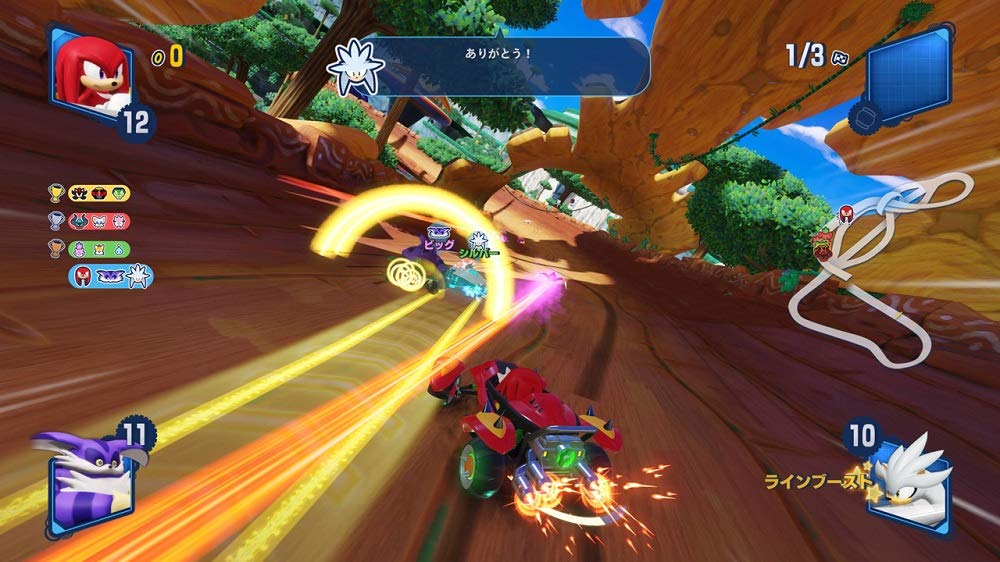 Team Sonic Racing - PlayStation 4 (PS4) Japanese Version - High-Speed Racing Game for Multiplayer & Family Fun