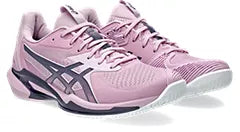 Asics Women's Solution Speed FF 3 Tennis Shoes - Lightweight & Breathable Court Sneakers for Women (Ube/Indigo Fog) | Perfect for Competitive Matches & Training Sessions