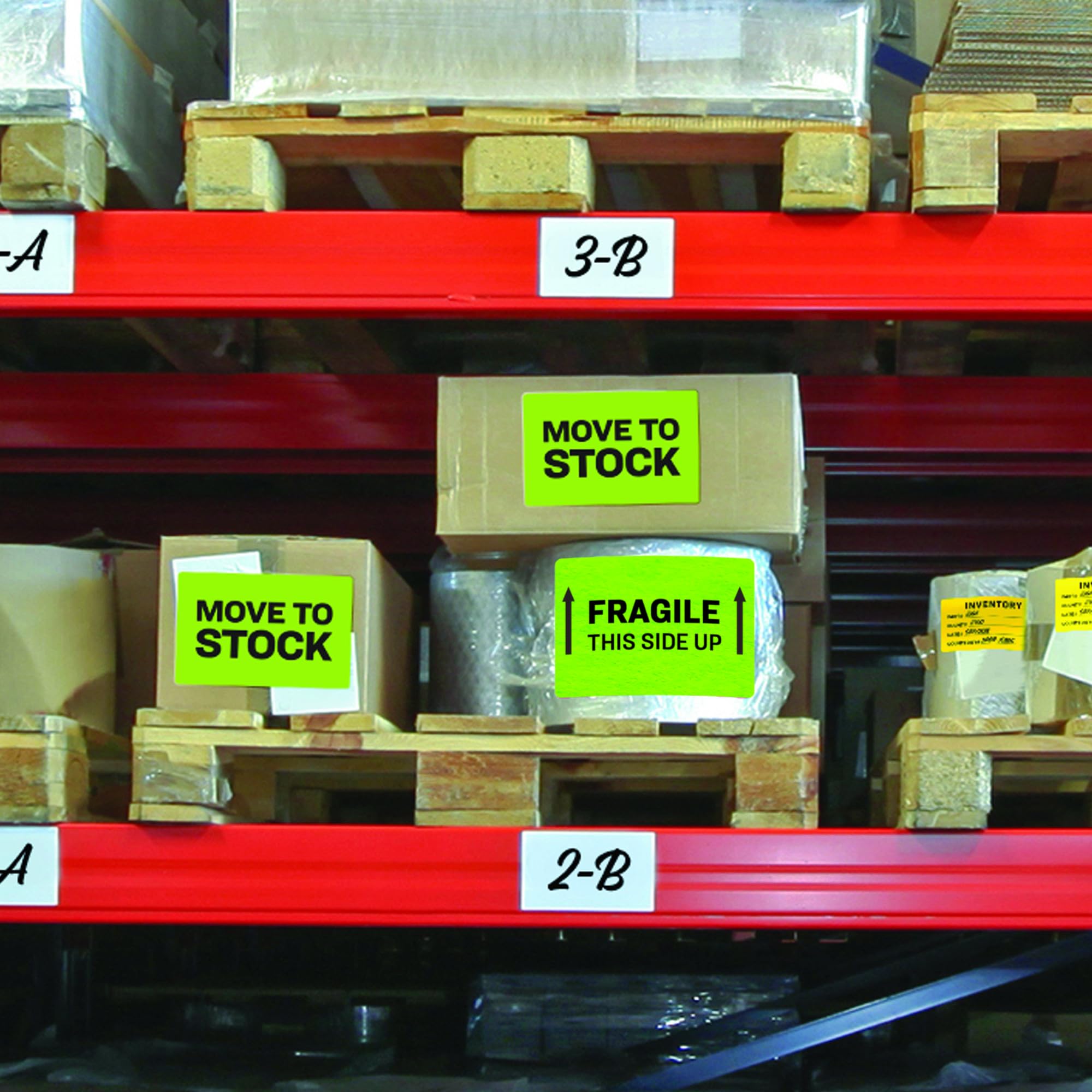 Avery Neon Green Shipping Labels for Laser Printers, 8.5
