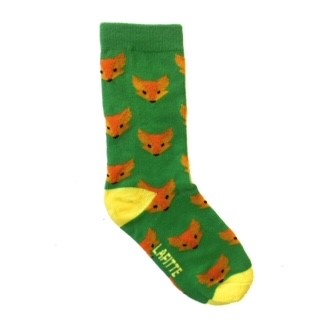 LAFITTE SOCKS with Fox Design - Comfortable & Stylish Crew Socks for Men & Women - Perfect for Casual Wear, Sports & Outdoor Activities