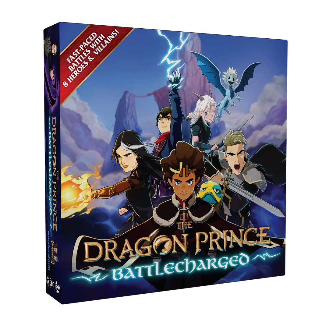 The Dragon Prince: Battlecharged - Fast-Paced Tactical Miniature Game for 2-6 Players - All Ages - Fantasy Action Strategy Board Game - Multiplayer Family Game Night - Perfect for Parties & Game Nights