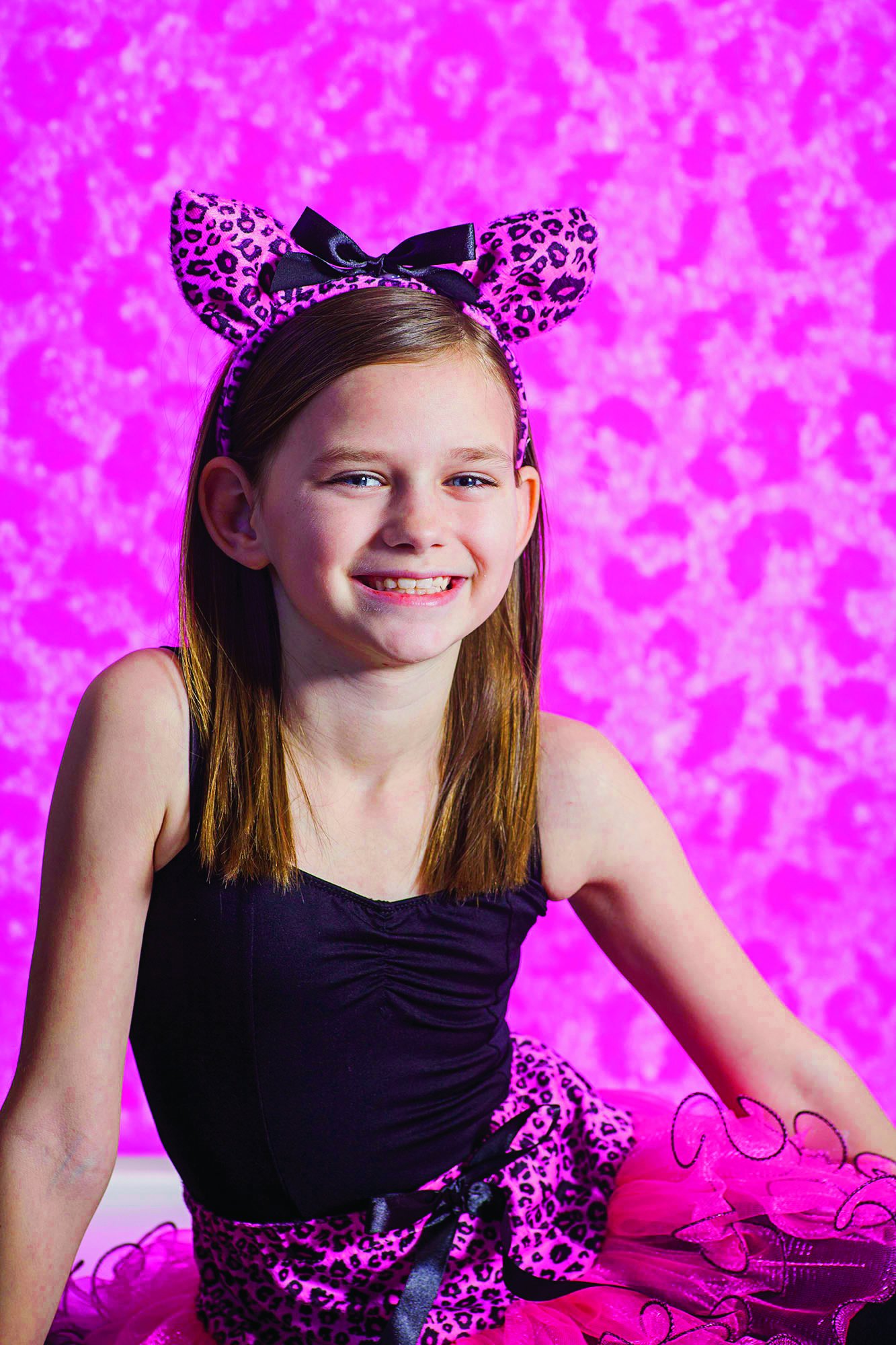 Adorable Pink Cat Tutu Dress & Headband Set for Girls - Perfect for Birthday Parties, Halloween Costumes & Dance Recitals