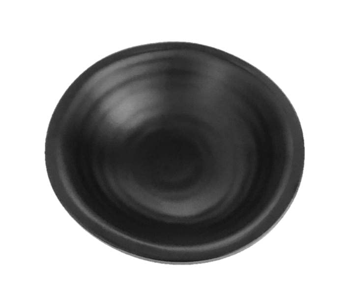 Lucky Star 8 oz Black Melamine Soy Sauce Dish - Round Sushi Sashimi Wasabi Dipping Plate for Japanese Cuisine, Snacks & Asian Appetizers - Perfect for Restaurants, Home Dining & Party Serving (5-3/4 Inch, Set of 80)