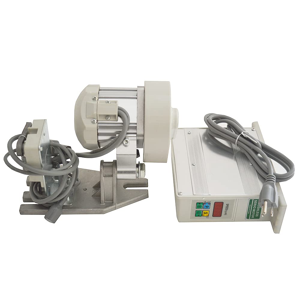 INTBUYING 550W Brushless Servo Motor for Sewing Machines - Energy Saving, Silent DC Motor 110V, Split Type Permanent Magnet - Perfect for Home & Industrial Sewing Equipment