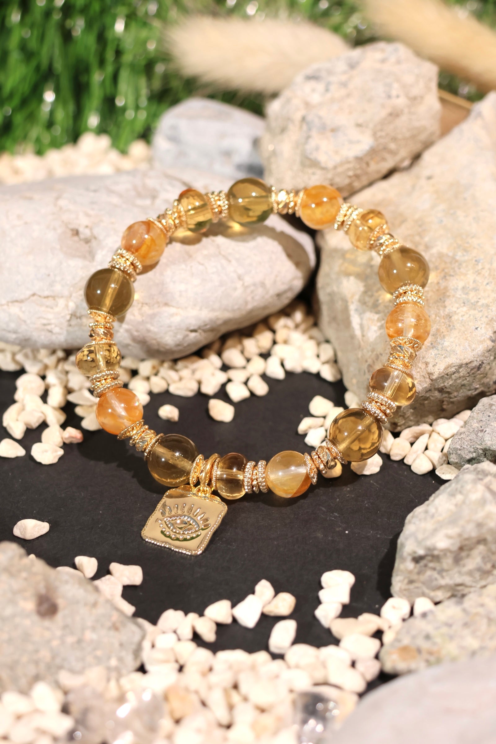 Earth Elements #11 Handmade Beaded Bracelet for Women - Boho Chic Adjustable Wrap Bracelet - Perfect for Yoga, Meditation & Everyday Wear