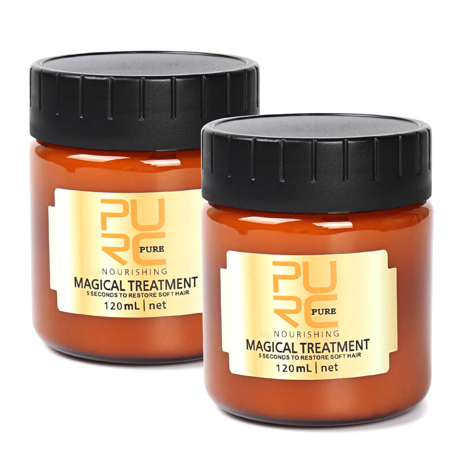 GES Professional Salon Hair Conditioner 1.2L - Deep Moisturizing Treatment for Damaged Hair, Hydrating Hair Mask with Repairing Formula (2x120ml Travel Size Included) - Perfect for Dry, Frizzy Hair at Home or Salon Use