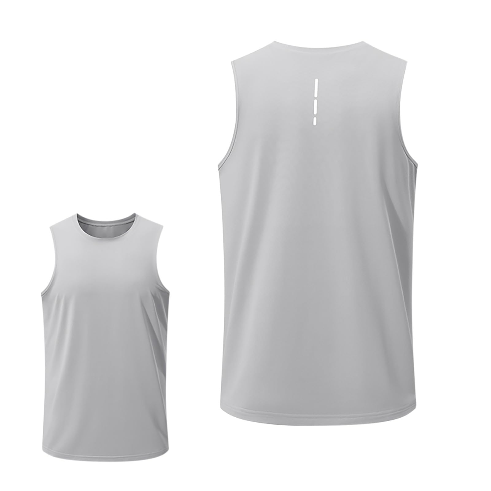 Wodceeke Men's Beach Tank Tops - Sleeveless Workout Shirts for Gym, Running, Swimming & Fitness | Athletic Muscle Sport T-Shirt for Summer Activities