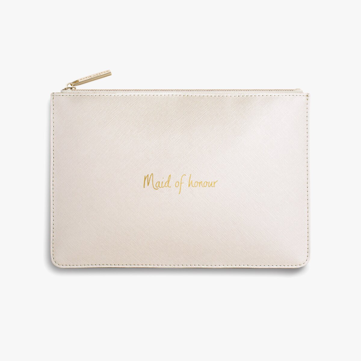 Katie Loxton 'Maid of Honour' Luxury Makeup Pouch - Perfect Bridesmaid Gift for Weddings, Bachelorette Parties & Travel Essentials