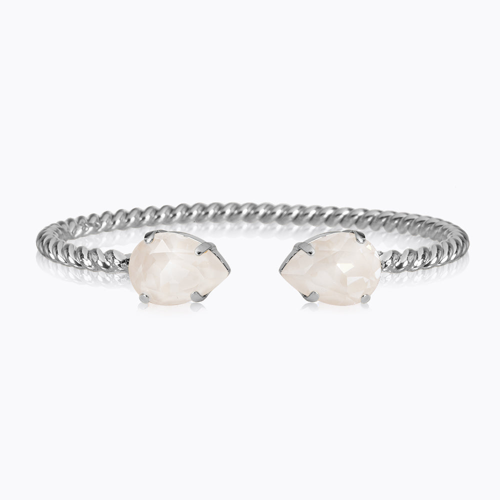 Mini Drop Bracelet - Dainty Electric White Beaded Bracelet for Women | Perfect for Everyday Wear, Parties & Gifts