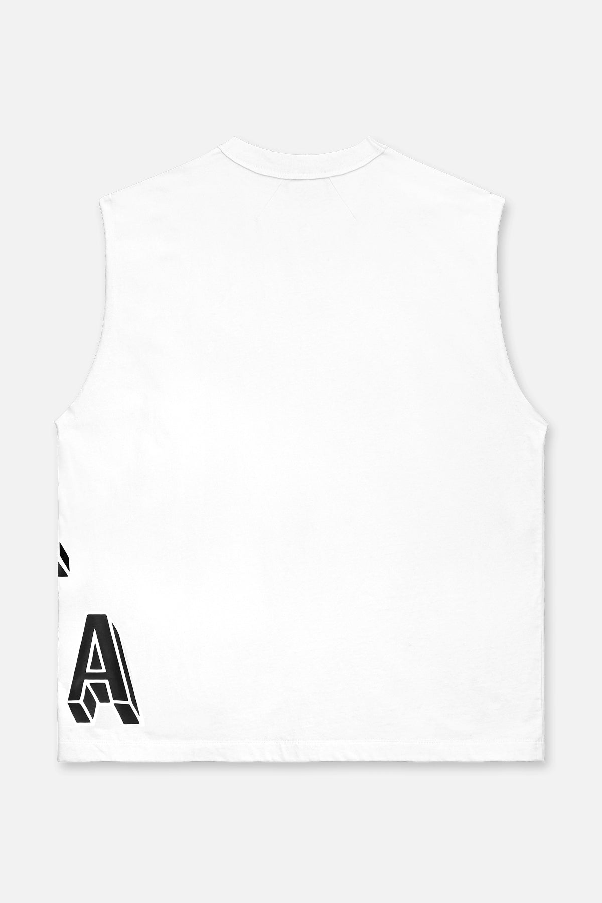 Men's Muscle Fit White Collegiate T-Shirt - Gym Workout & Casual Streetwear Style