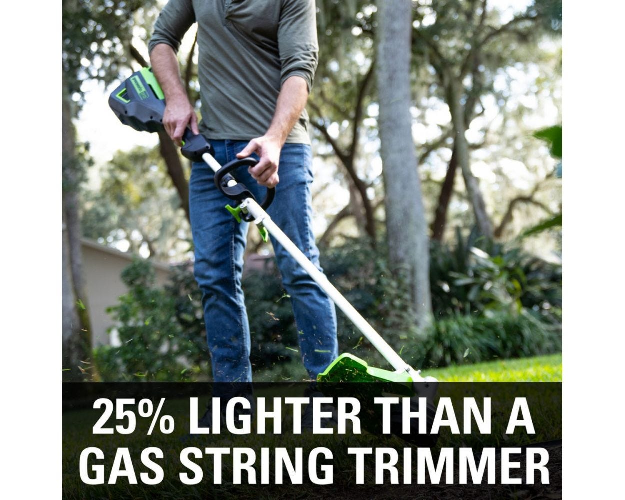 60V 16-Inch Cordless Battery String Trimmer with 10-Inch Cultivator Attachment Combo Kit - Includes 4.0Ah Battery & Charger - Perfect for Lawn Care, Yard Maintenance & Landscaping