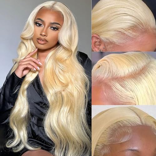 613 blonde lace front wig