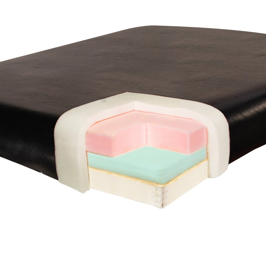Master Massage® 31 MONTCLAIR™ Professional Stationary Massage Table with Adjustable Lift Back & Premium Memory Foam - Perfect for Spa, Clinic & Home Use