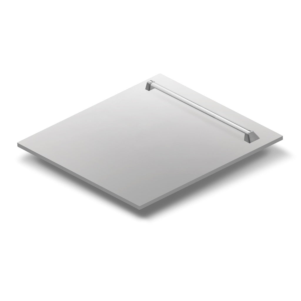ZLINE 24 Inch Monument Dishwasher Panel - Stainless Steel & Color Options with Traditional Handle (DPMT 24) for Modern Kitchen & Built-In Dishwasher Installation