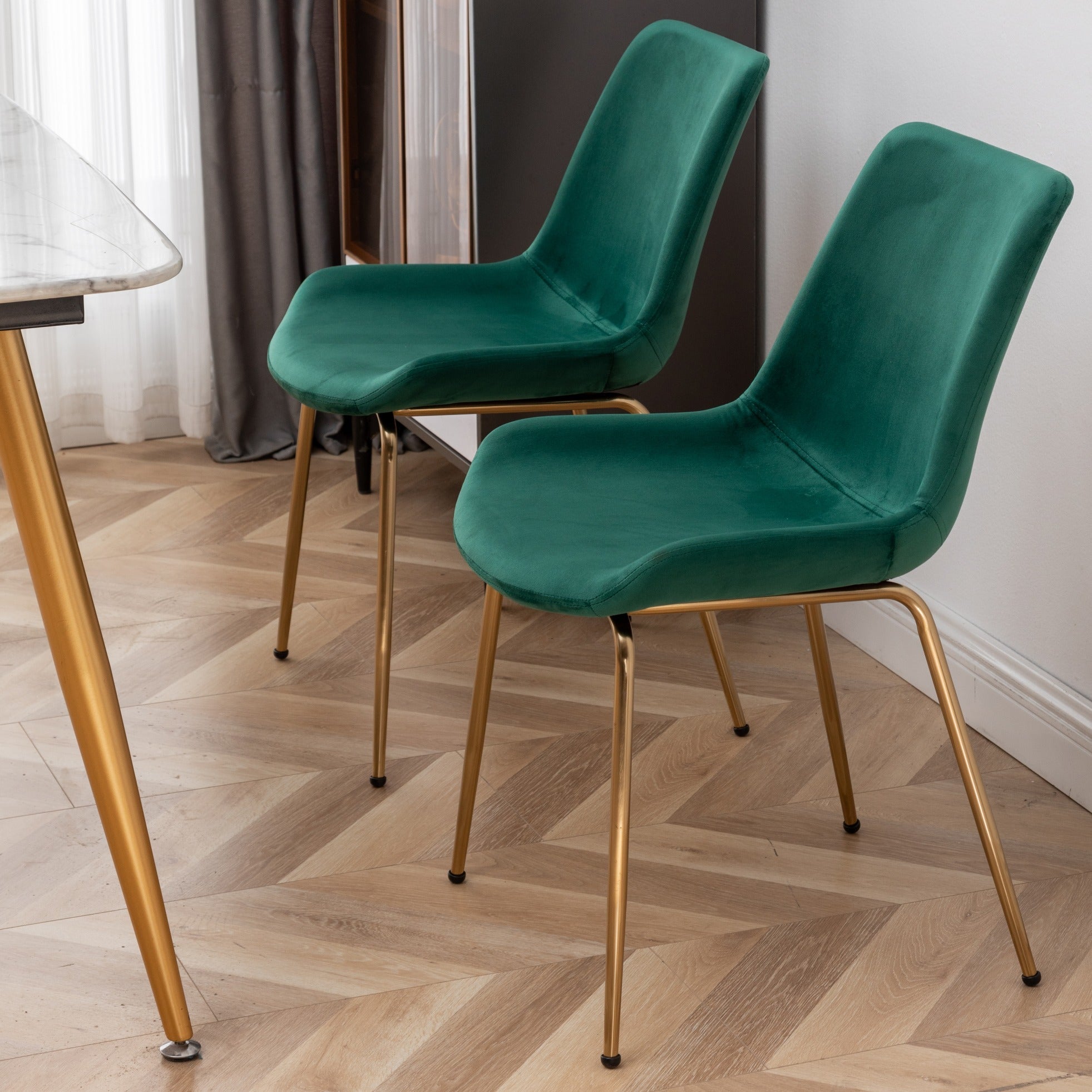 Roundhill Furniture Avant 5-Piece Round Dining Set with Table and 4 Side Chairs - Perfect for Small Spaces, Breakfast Nooks & Intimate Gatherings