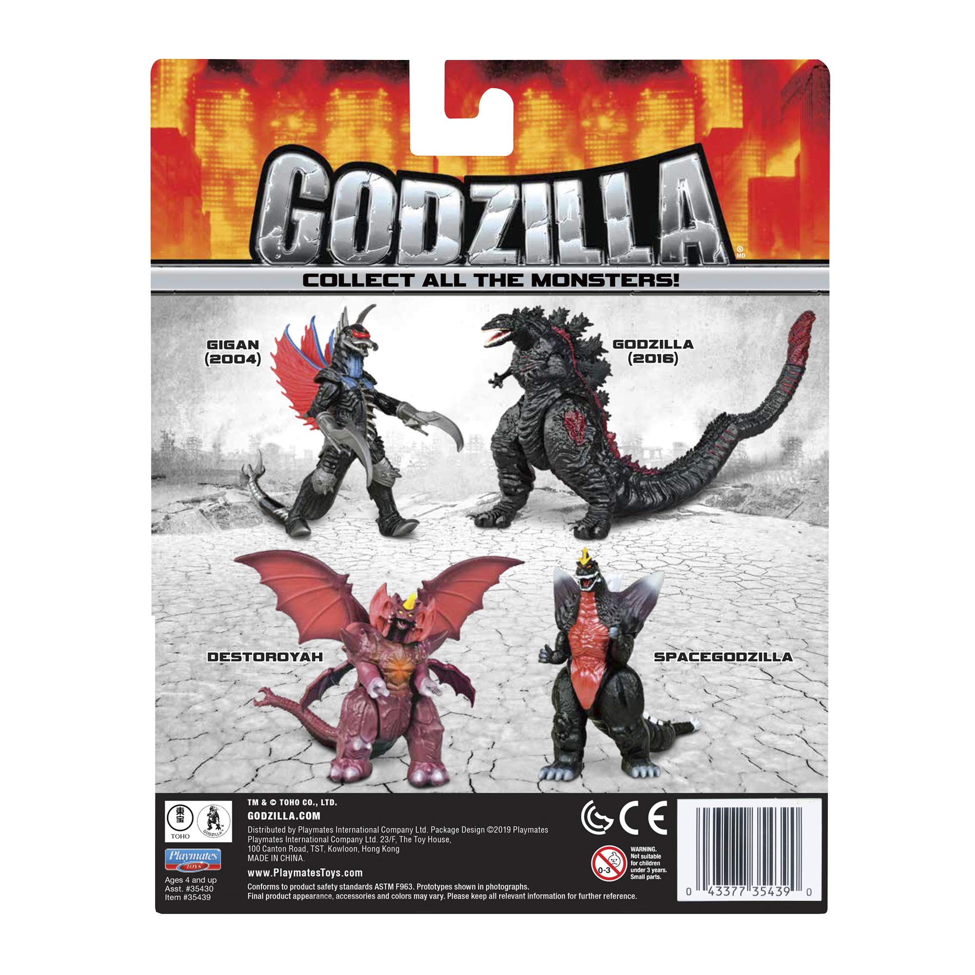 Playmates Toys Godzilla 2020 SpaceGodzilla 7-inch Collectible Action Figure - Perfect for Movie Fans, Collectors and Gift Giving