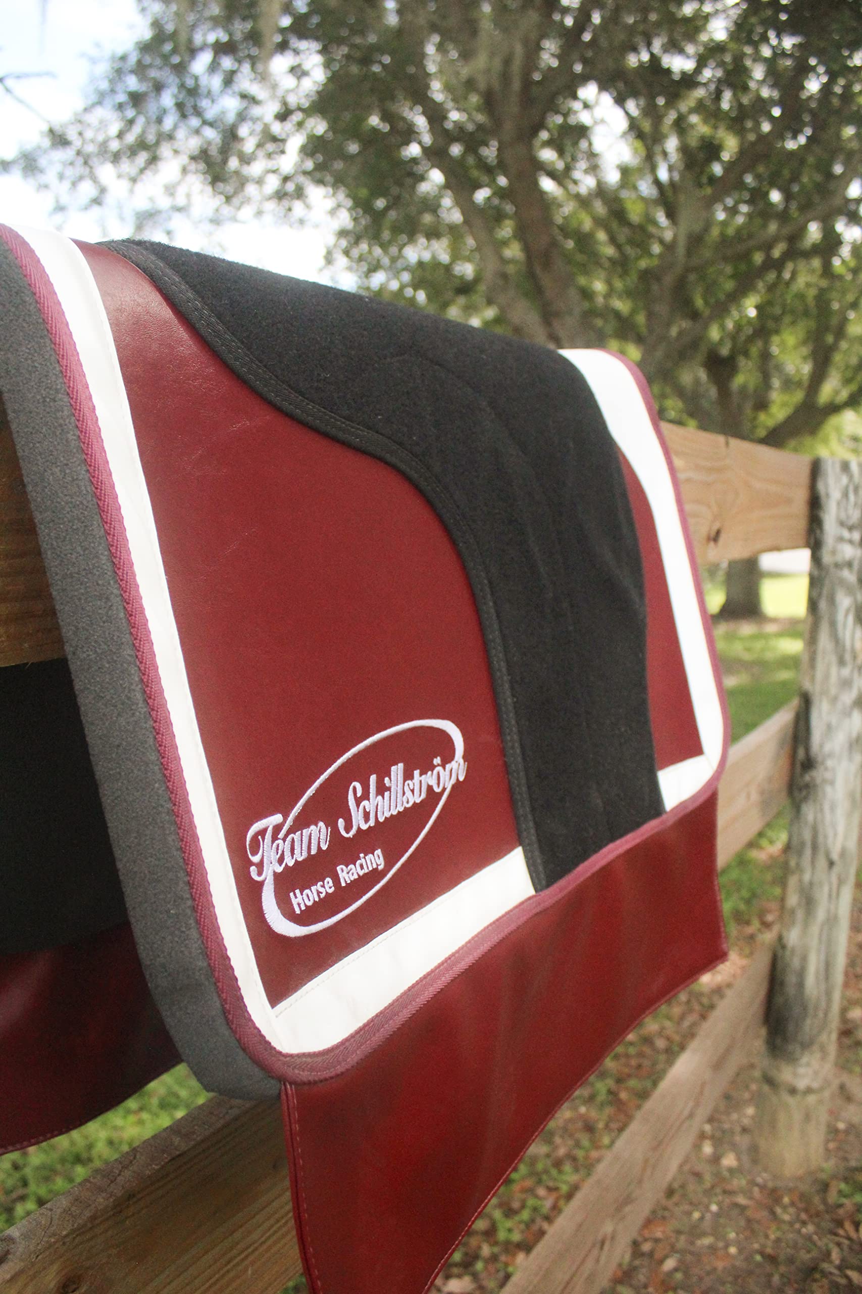Custom Vinyl & Foam Exercise Pad - Non-Slip Saddle Pad for Horses - Durable Racing & Training Mat - Perfect for Equestrian Sports, Horseback Riding, and Stable Use