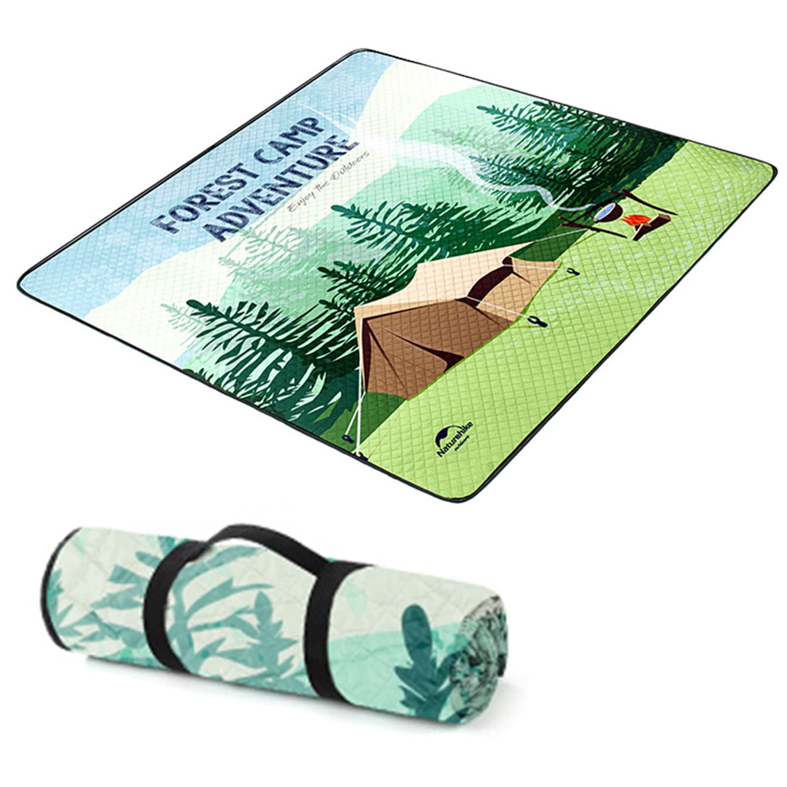 DEMAXIYA Waterproof Picnic Blanket - 71x79 Inch Large Portable Outdoor Blanket for Beach, Camping, Park, Travel - Sandproof & Durable Ground Mat for Picnics, Concerts, Backyard, Hiking