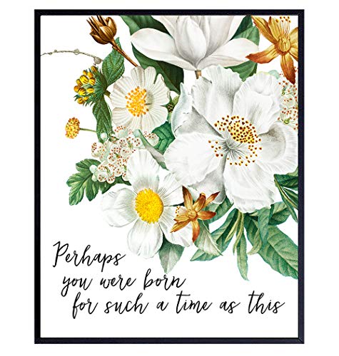 Bible Verses Wall Decor - Christian Scripture Art with Psalms & Inspirational Quotes - Religious Gifts for Women - Uplifting Motivational Posters for Home, Church & Office Decor