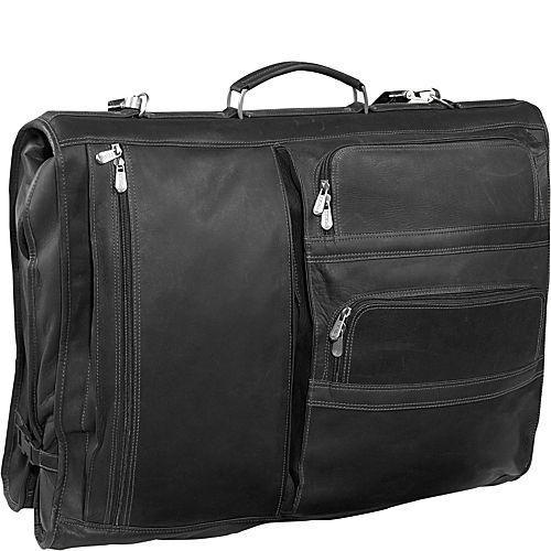 Premium Piel Leather Expandable Garment Bag for Business Travel - Durable Executive Suit Carrier with Extra Storage Space | Perfect for Business Trips, Weddings & Formal Events