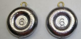 5lb Bulk Bag of River Coin Sinkers - Premium Fishing Weights for Bass, Trout & Catfish - Ideal for River, Lake & Saltwater Fishing