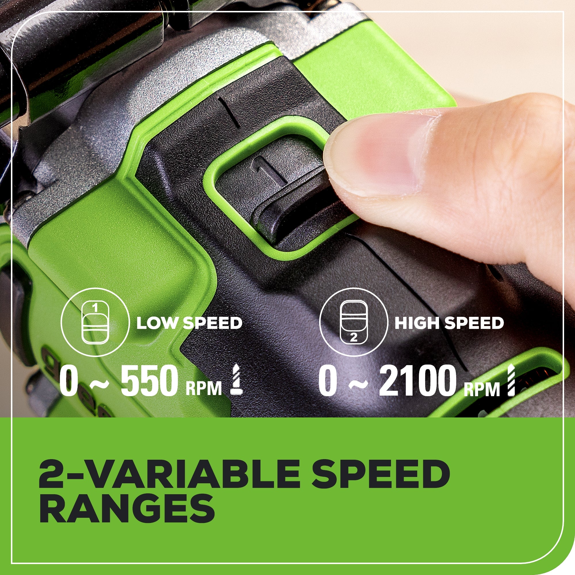 24V Cordless Drill Driver with 4.0Ah USB Battery & Charger - 1/2 Inch 800 in/lbs Torque for DIY Projects, Home Repairs, and Construction Work