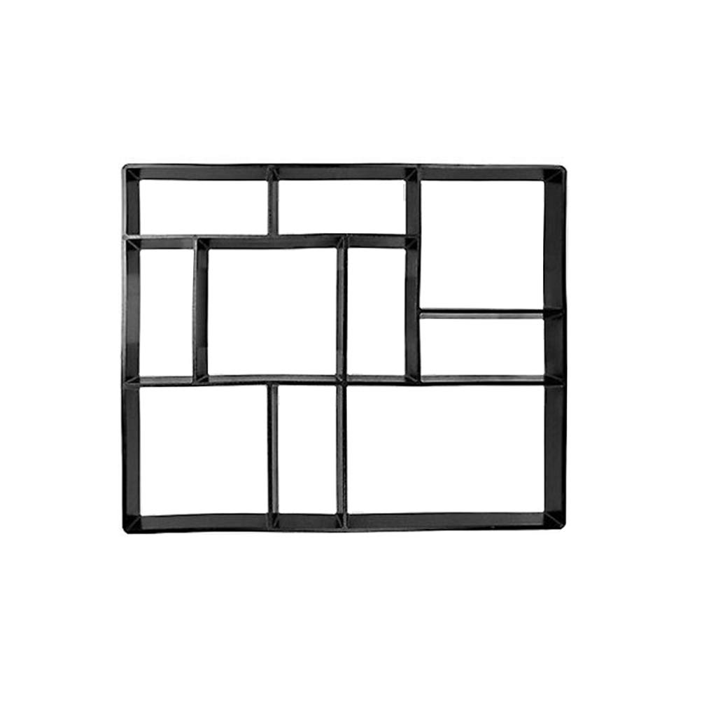 DOITOOL Reusable Concrete Paver Mold - Walk Maker for Garden, Patio & Pathway - DIY Cement Paving Form (Style 4) - Perfect for Landscaping, Driveways & Outdoor Decor