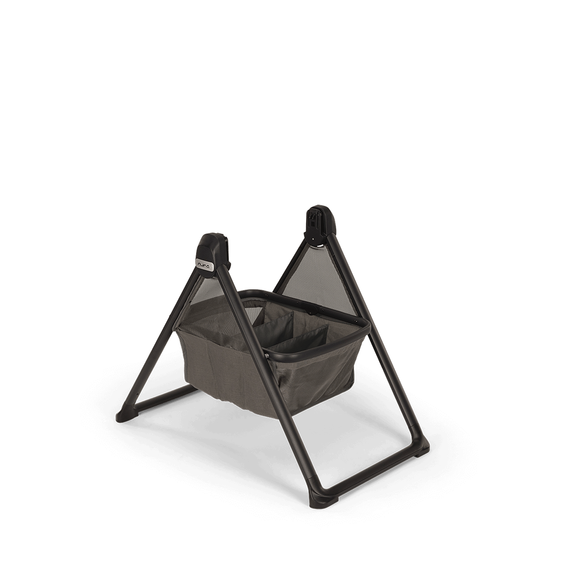 Nuna DEMI Next Bassinet with Stand - Granite Gray | Premium Baby Bassinet for Newborns | Perfect for Nursery, Bedroom & Travel