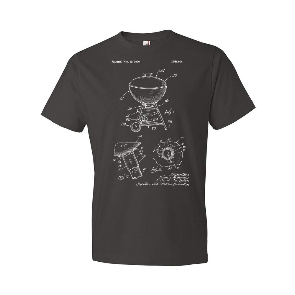 Premium Charcoal Kettle Grill T-Shirt - BBQ Lover Gift, Restaurant Staff Uniform, Cooking Enthusiast Apparel - Perfect for Backyard Grilling, BBQ Parties & Kitchen Crew