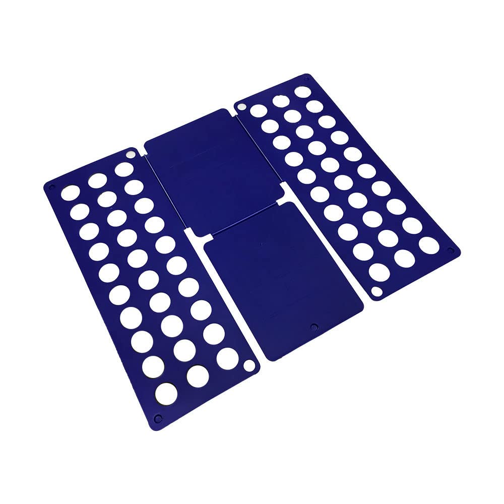 **Prolinemax Blue Adult T-Shirt Folding Board - Laundry Organizer & Clothes Folder for Efficient Wardrobe Storage (Perfect for Travel, Home, and Dorm Organization)**