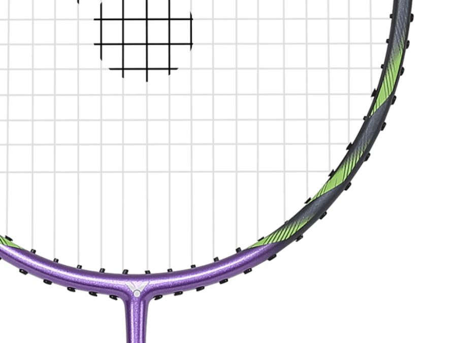 VICTOR AURASPEED 10L Unstrung Badminton Racket - High Performance Carbon Fiber Racket for Professional Players (Dark Violet) | Perfect for Singles & Doubles Matches, Training Sessions and Competitive Play