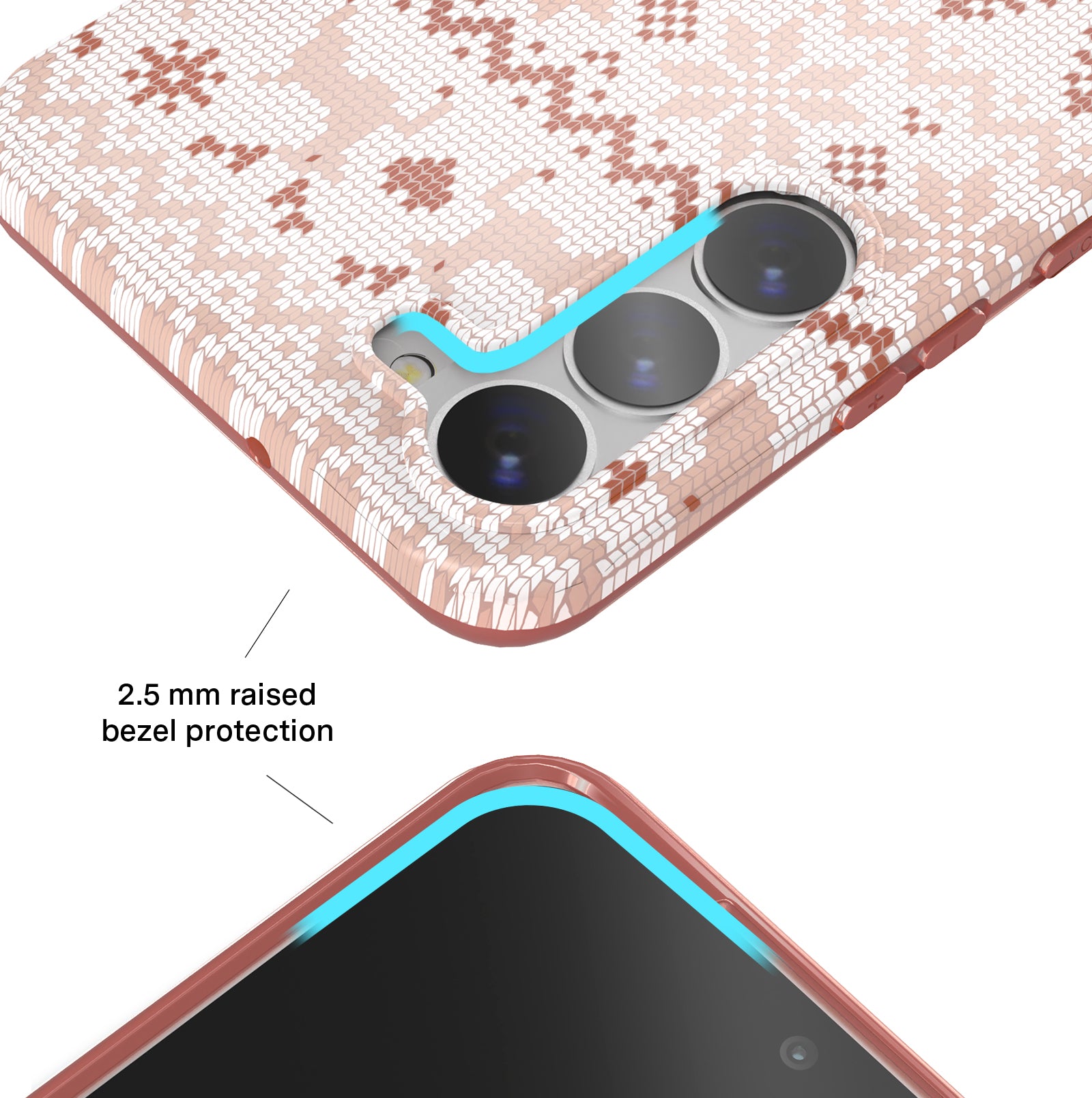 Soft & Cozy Chai Sweater Pattern Samsung Phone Case - Perfect for Fall Fashion & Everyday Protection