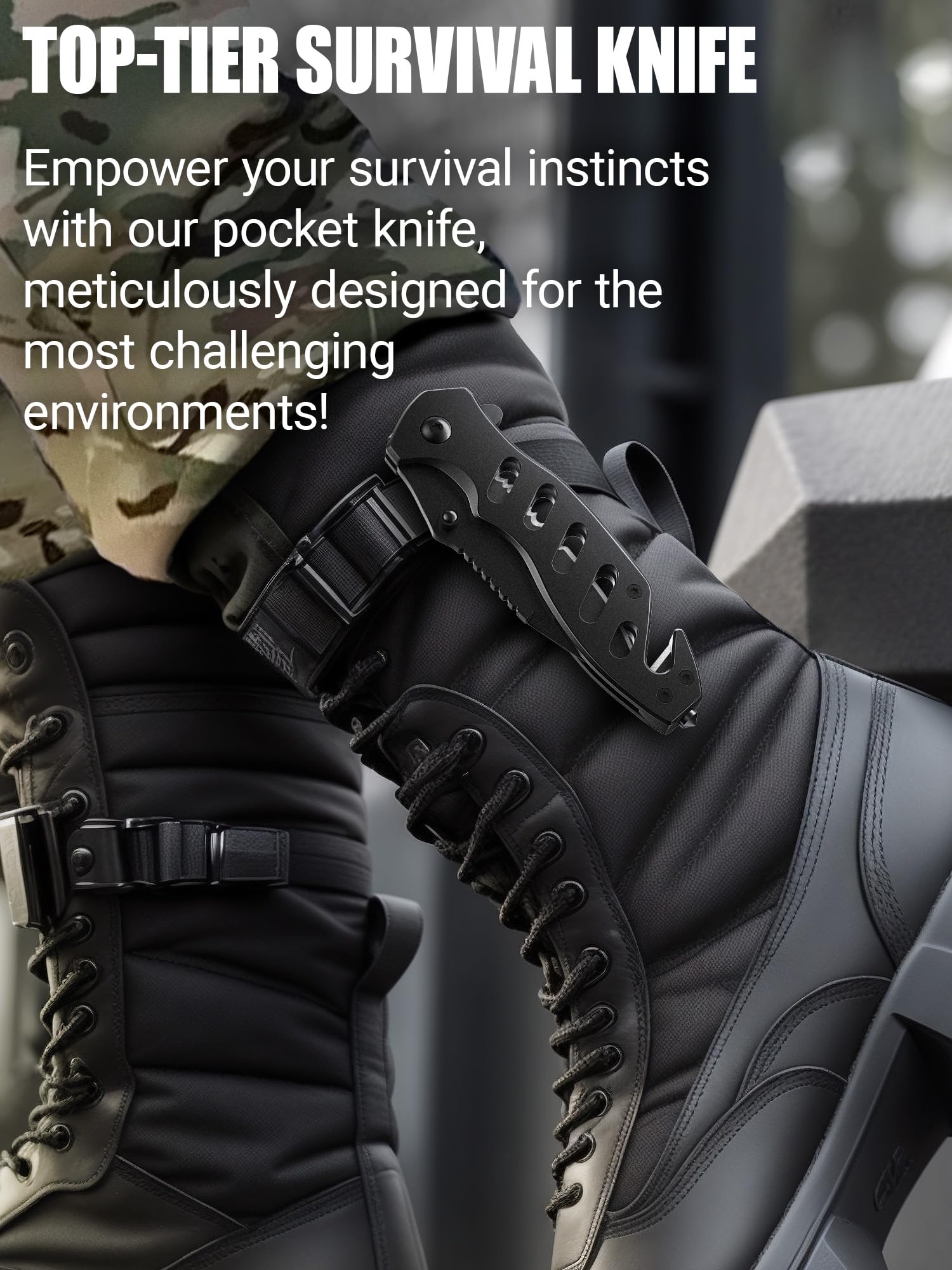 Tactical Folding Knife with 2.68