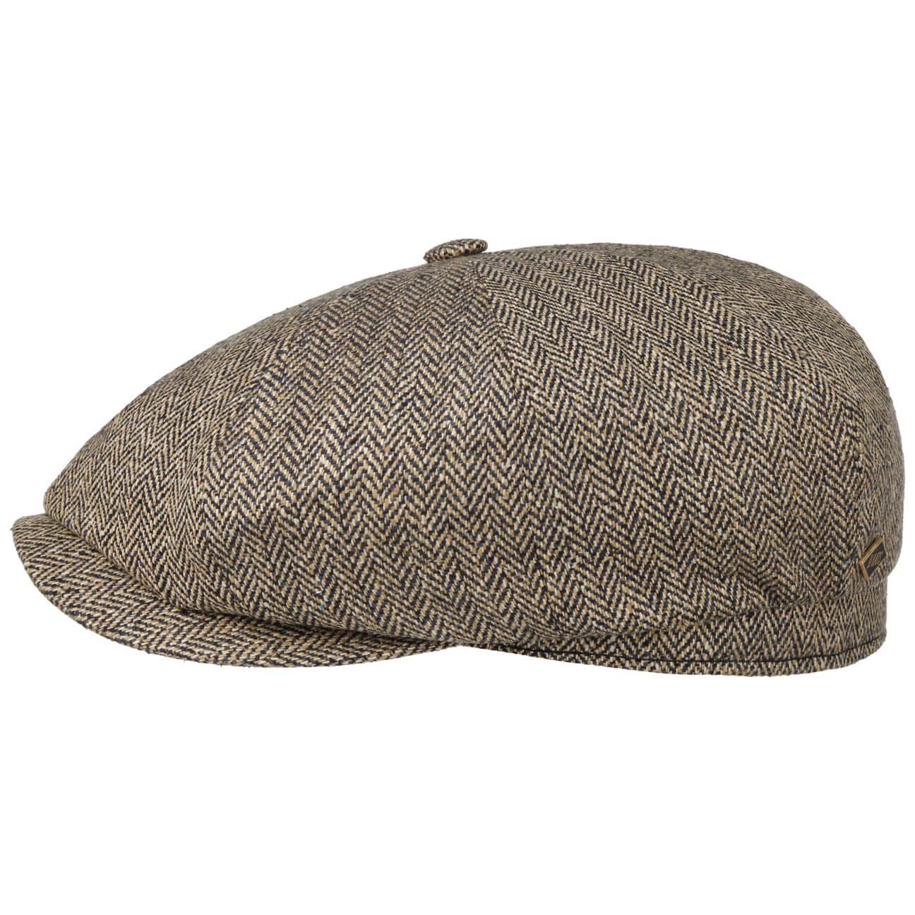 JJ Hats - Premium Eight Panel Silk Herringbone Cap for Men & Women | Classic Vintage Style Hat for Outdoor, Casual, and Fashion Occasions