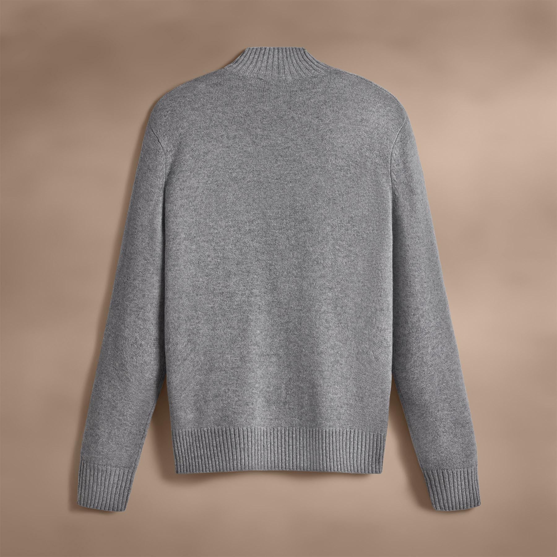 Premium Cashmere Half Zip Sweater for Men & Women - Soft Heather Grey Pullover for Fall & Winter - Cozy Office Wear & Casual Outfits