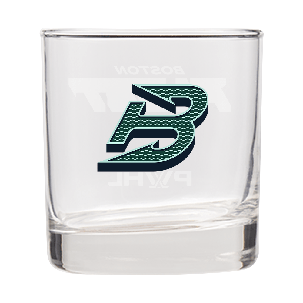 Boston Fleet Rocks Glass Set of 4 - Heavy Base Whiskey Glasses for Bourbon, Scotch & Cocktails - Perfect for Home Bar, Gifts & Entertaining