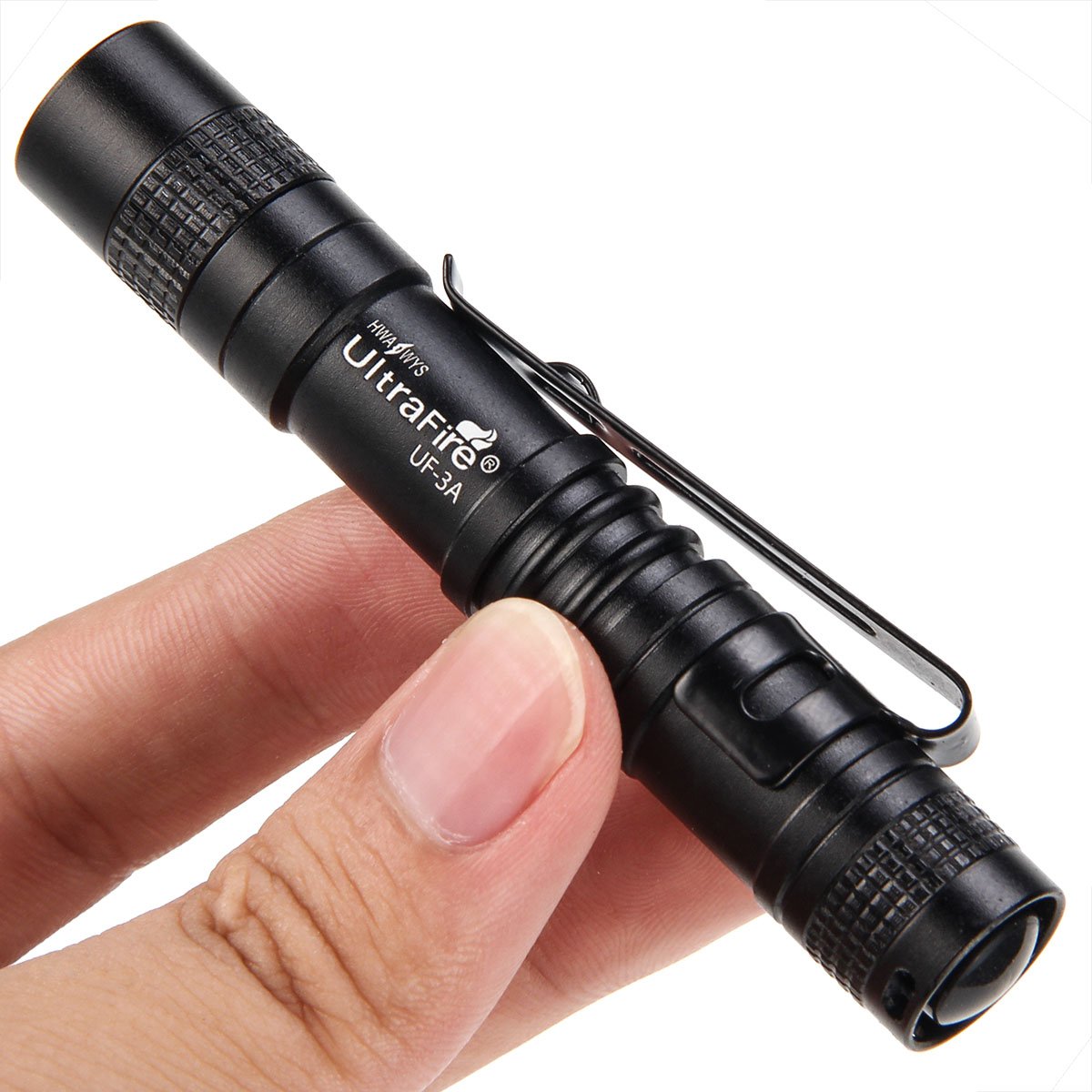 ULTRAFIRE Mini Flashlight UF-3AS - 70 Lumens Pocket-Sized LED Torch, 5 Pack (Flashlight Only) - Perfect for Camping, Hiking, Emergency Kits & Home Use