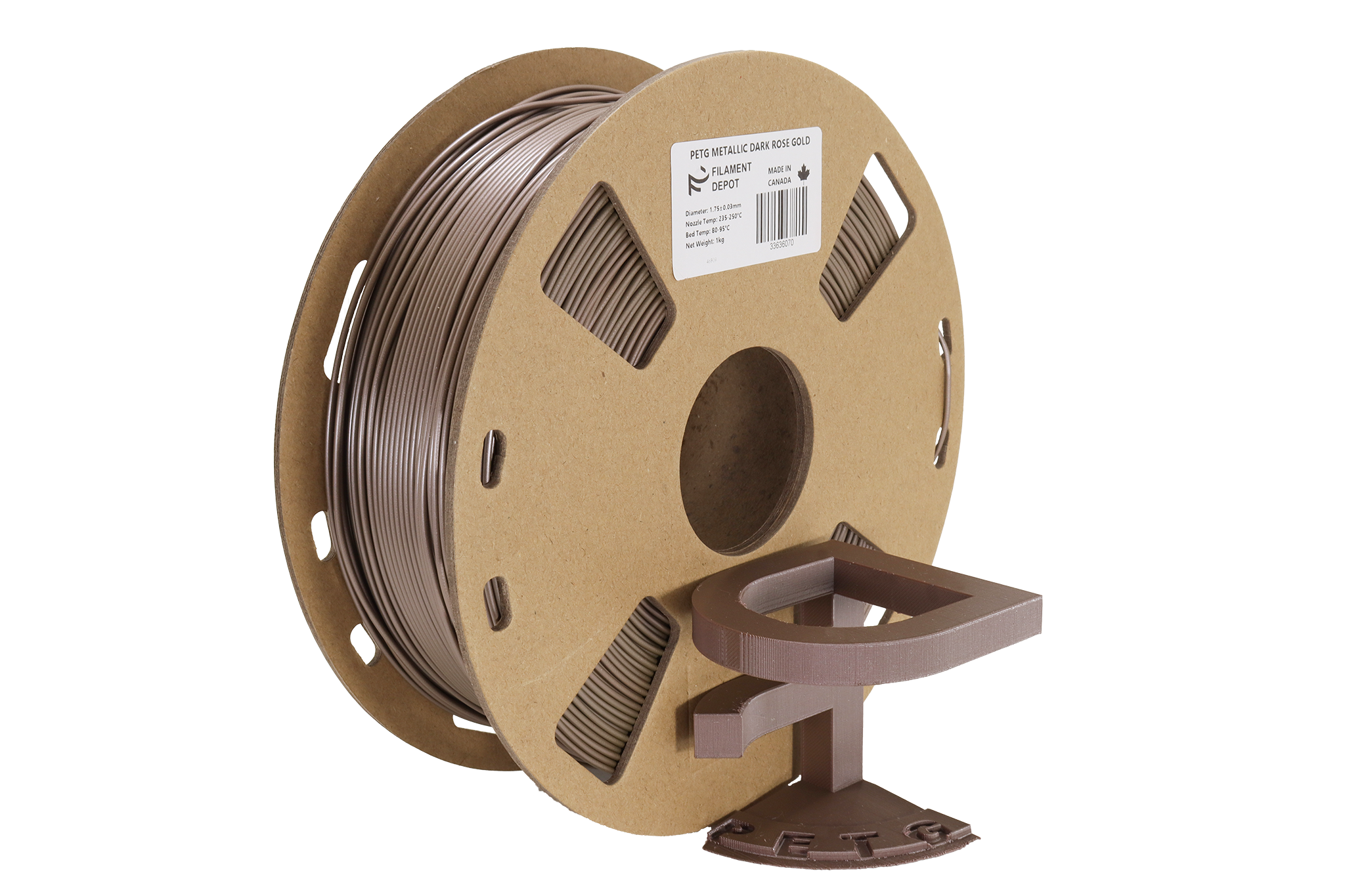 Premium PETG Filament 1.75mm 1kg Spool - High Strength, Low Warping 3D Printer Filament for Smooth Prints - Ideal for Functional Parts, Prototypes & DIY Projects