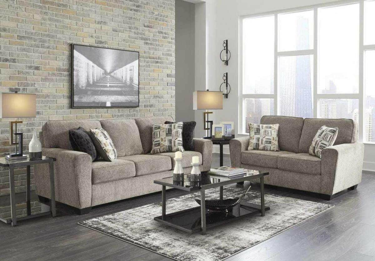McCluer 3-Piece Sofa and Loveseat Set 810033 - Modern Living Room Furniture for Small Spaces, Apartment & Cozy Home Decor