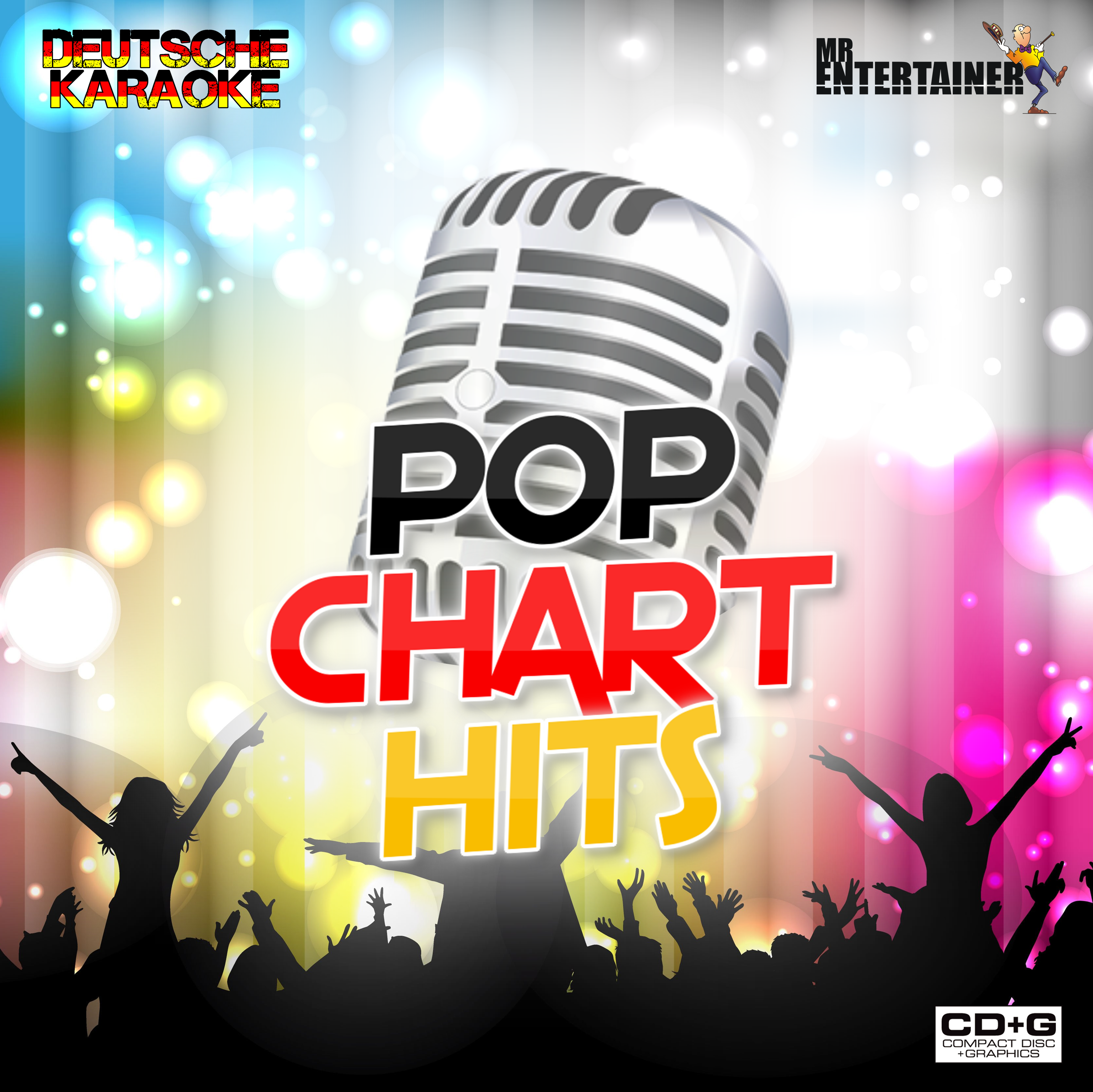 Mr Entertainer German Karaoke Machine with Pop Chart Hits - Perfect for Parties, Family Gatherings & Home Entertainment