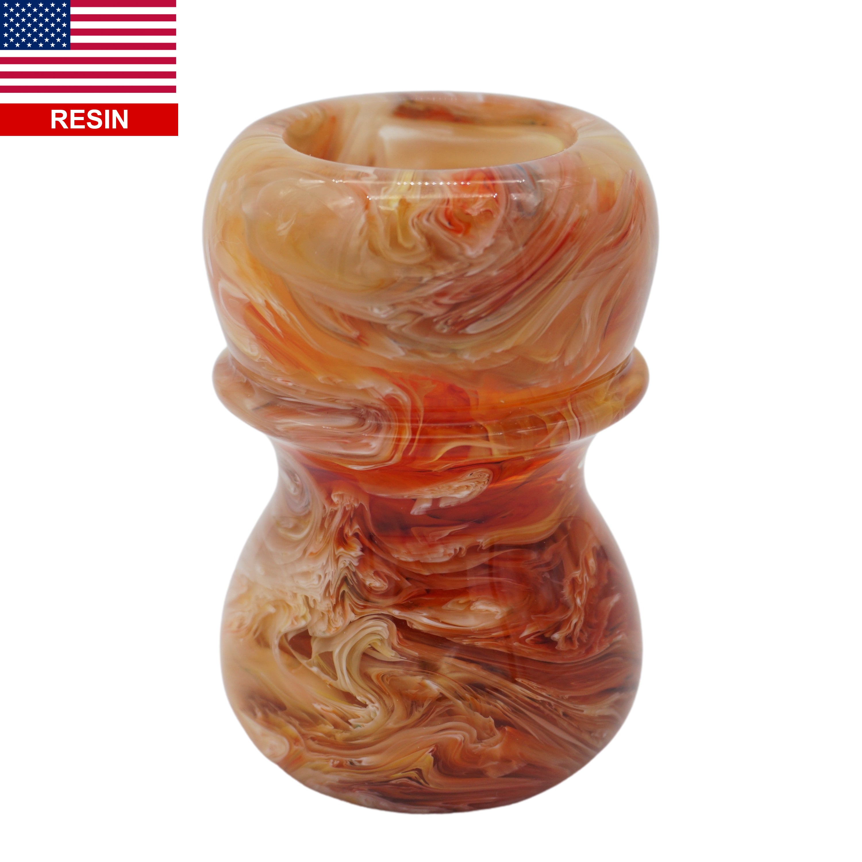 Premium Handcrafted Wooden Shaving Brush Handle for Men - Fits 24mm & 26mm Knots - Perfect for Wet Shaving, Grooming Kits & Luxury Bathroom Essentials