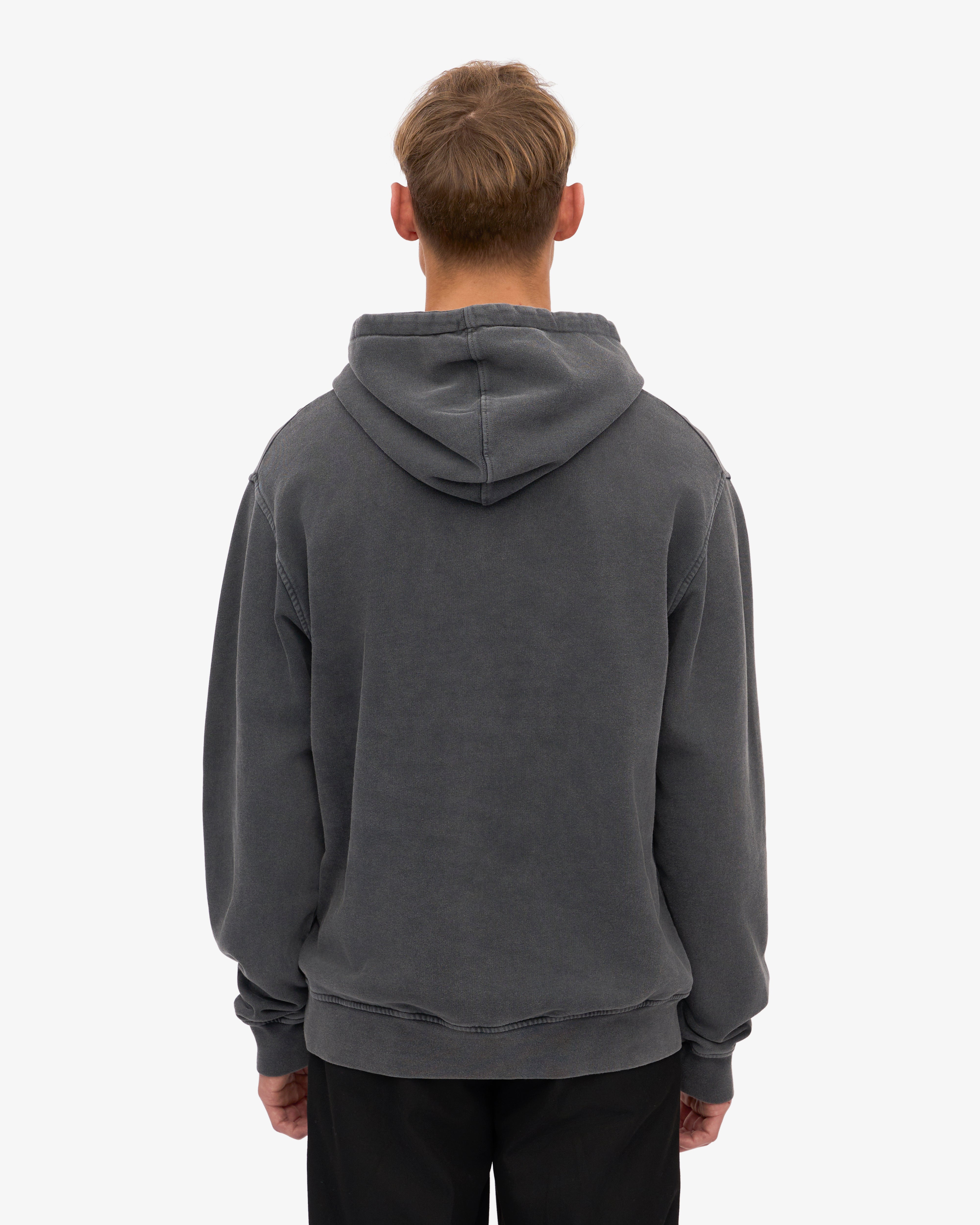 Classic Organic Cotton Hoodie - Faded Black | Comfortable & Stylish for Casual Wear & Outdoor Activities