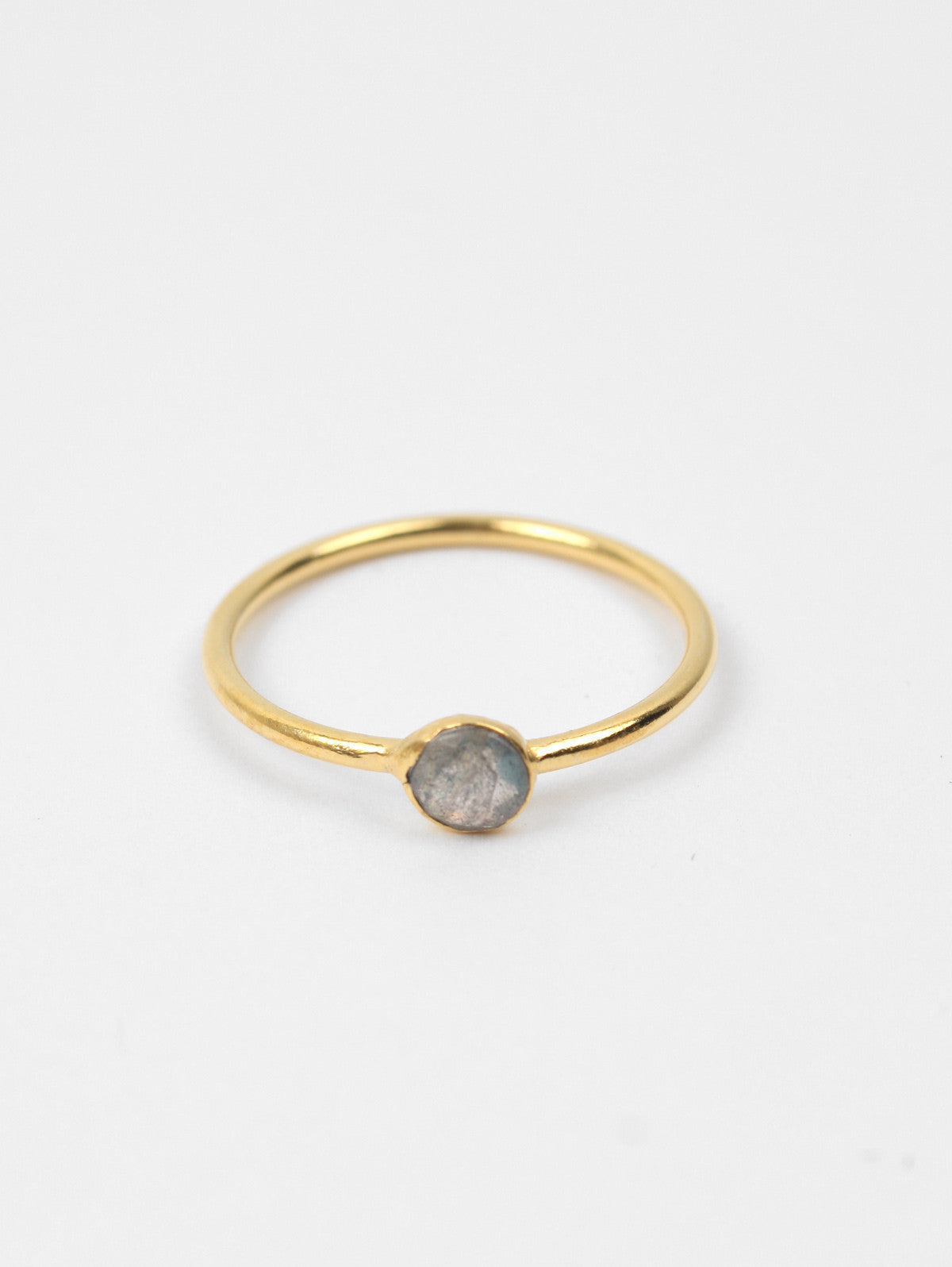 Labradorite Stackable Rings for Women - Elegant Adjustable Solo Rings Set | Perfect for Layering, Stacking & Everyday Wear