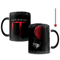Pennywise IT Horror Heat Sensitive Mug - Color Changing Coffee Cup with Clown Face Design - Perfect for Halloween Gifts & Horror Movie Fans
