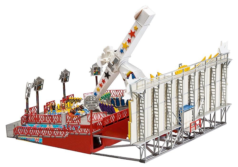Faller 140428 HO Scale Salto Mortal Ride Building Kit - Model Train Accessory for Realistic Amusement Park & Fairground Scenes