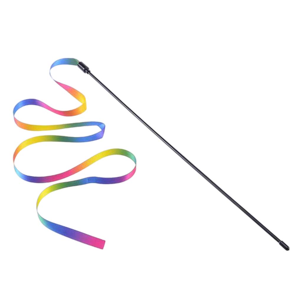 Interactive Cat Teaser Wand Toy - 60cm Baoblaze Chaser Stick with String for Kitten Training & Play - Perfect for Indoor Exercise & Bonding with Your Cat