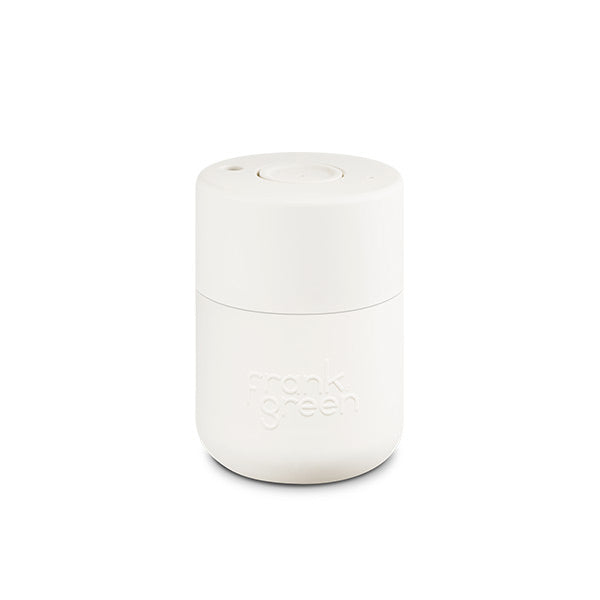 Frank Green Original Reusable Coffee Cup - 16oz Insulated Stainless Steel Travel Mug with Lid, Leak-Proof & Eco-Friendly (Perfect for Office, Commuting, Hiking & Outdoor Activities)